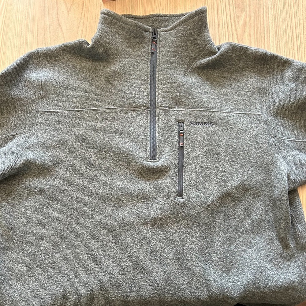Simms half zip jacket grey